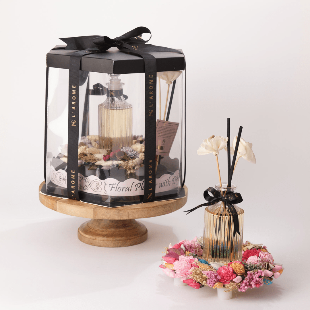 Floral Platter Diffuser Box