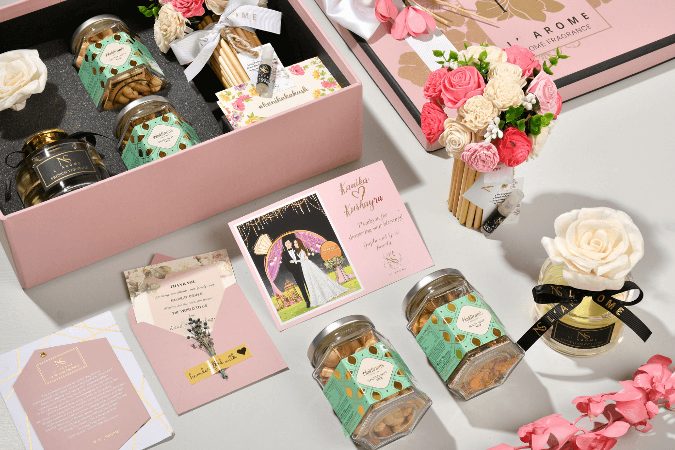 Aroma Gift Set with Dry fruits - Super Delux