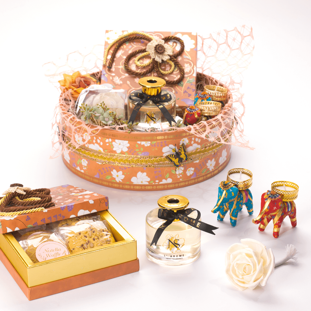 Big Round Basket Aroma Gift Hamper