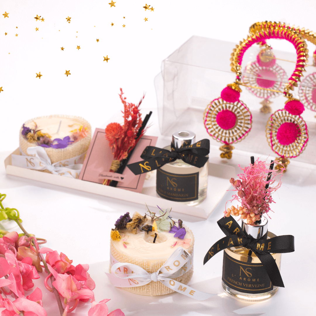 Festive Bangle Gift bag - Aroma Candle