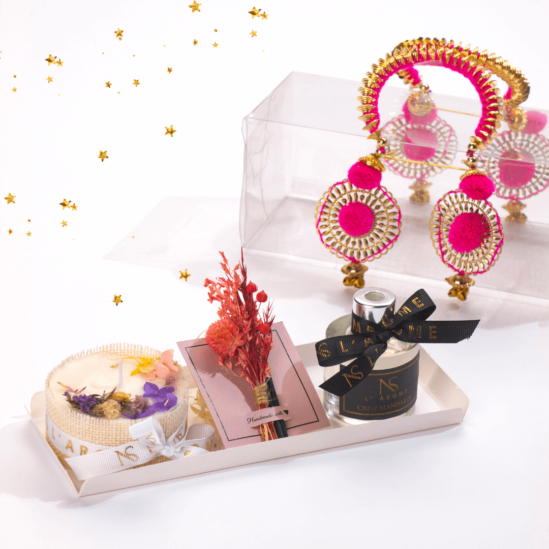 Festive Bangle Gift bag - Aroma Candle