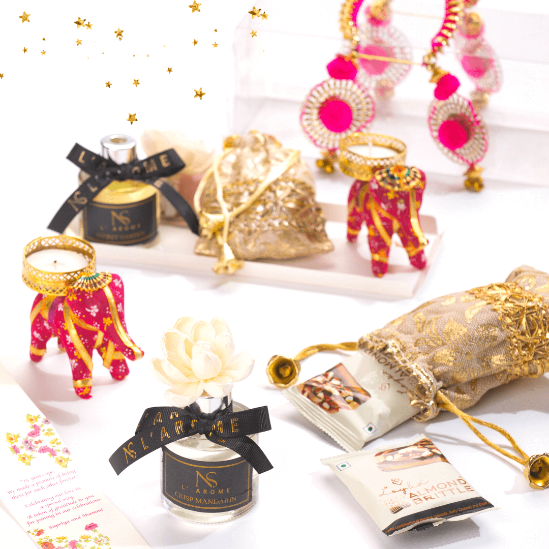 Festive Bangle Gift bag- Elephant Candle