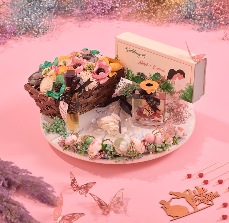 Customised Diffuser Hamper Gift Tray