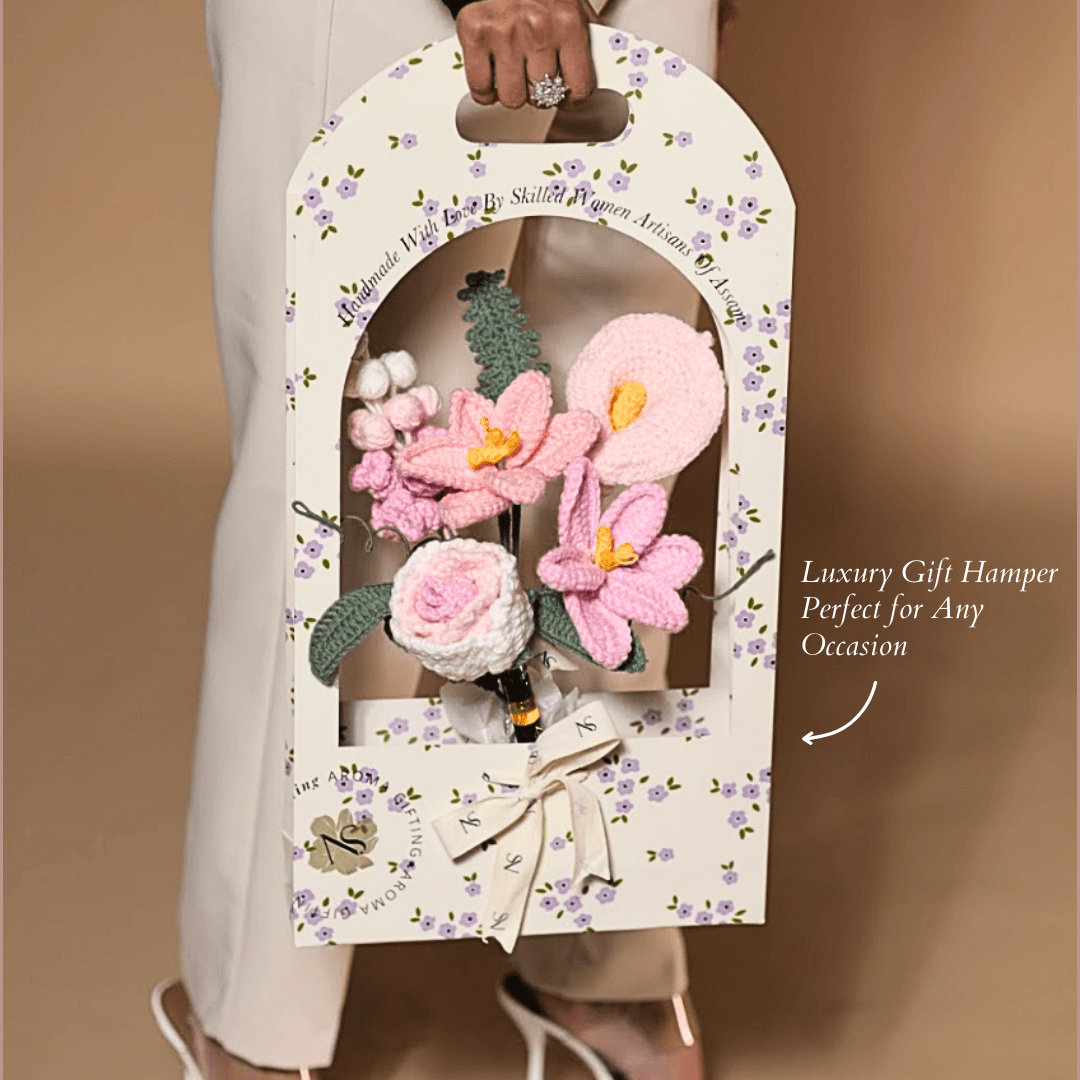 Rose Hyacinth Crochet Bunch