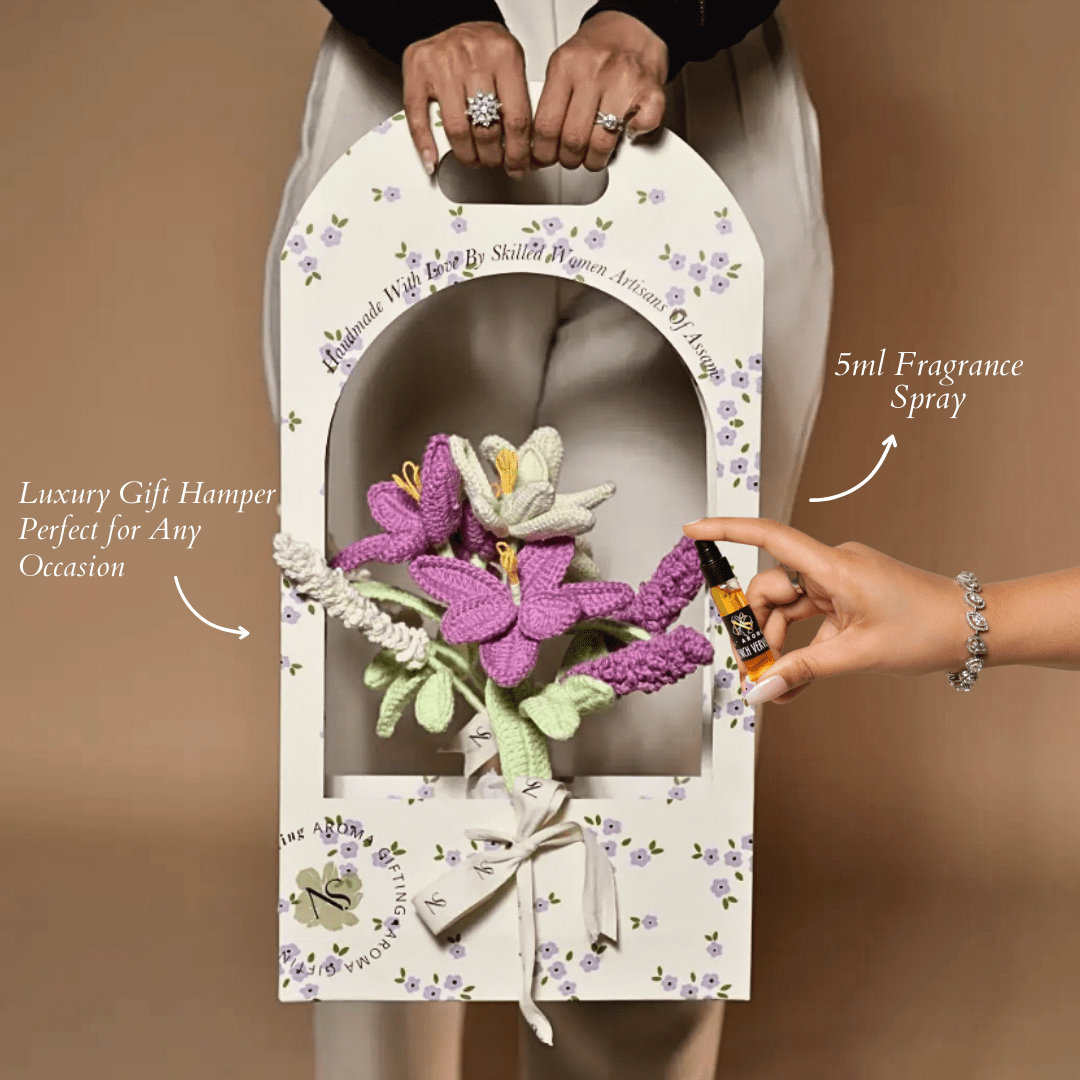 Tulip Lavender Crochet Bunch