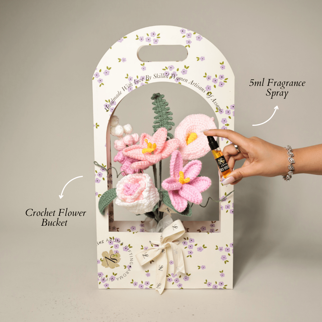 Rose Hyacinth Crochet Bunch