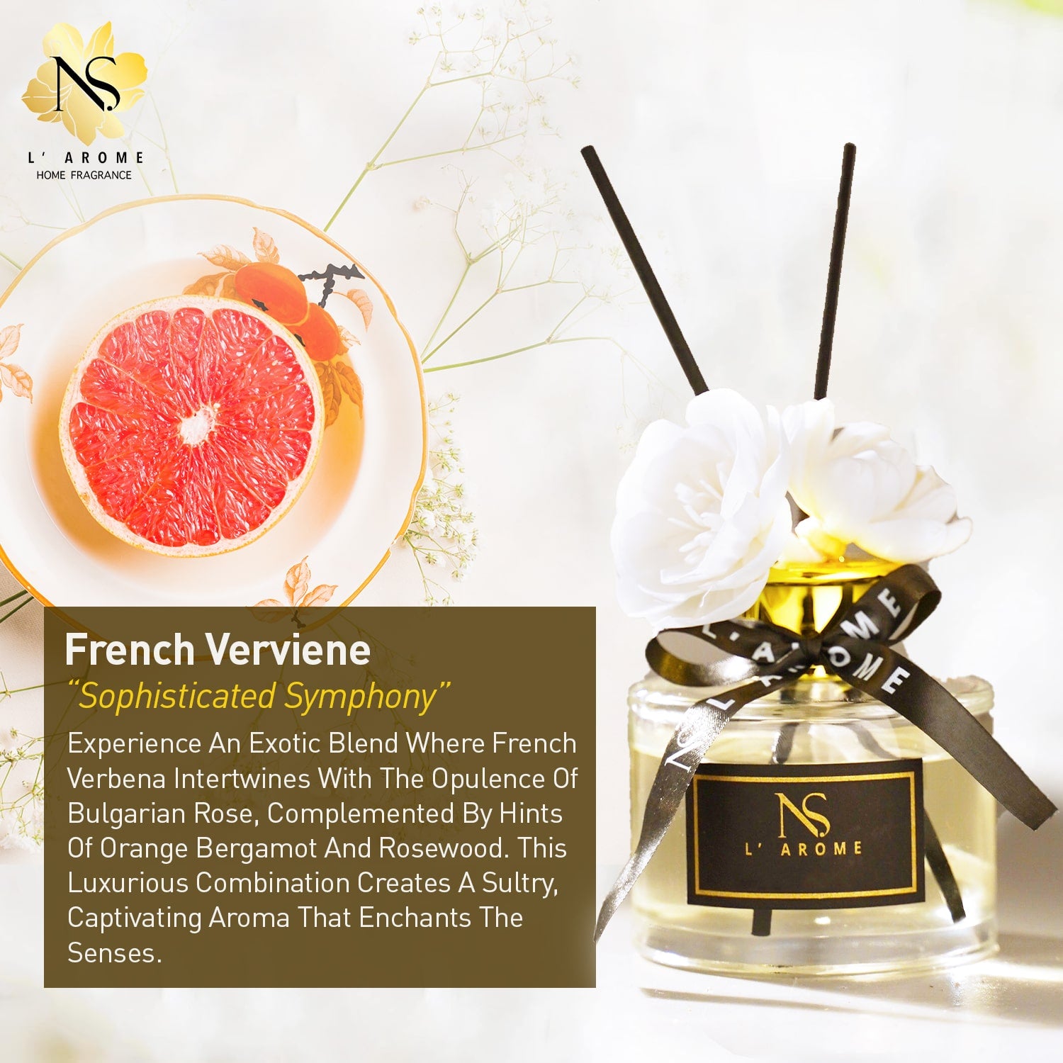 De Decanter Reed Diffuser Set