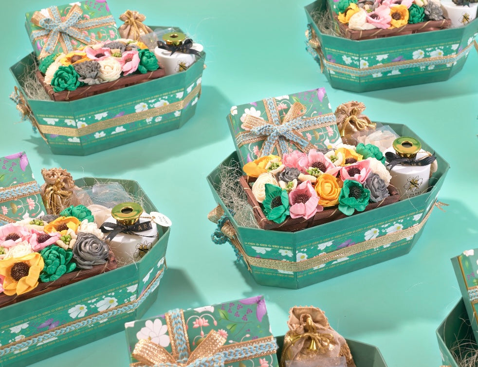 Green Basket Aroma Gift Hamper