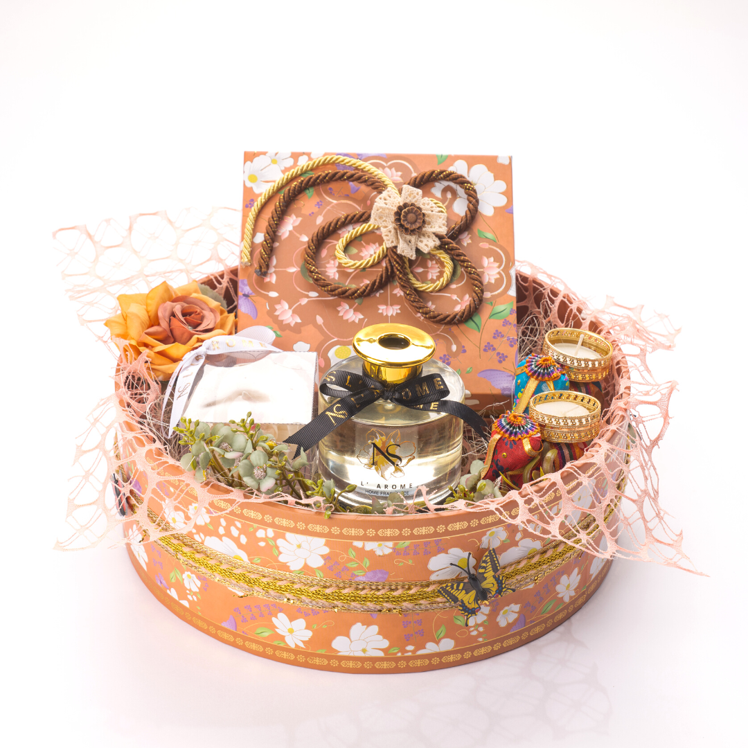 Big Round Basket Aroma Gift Hamper