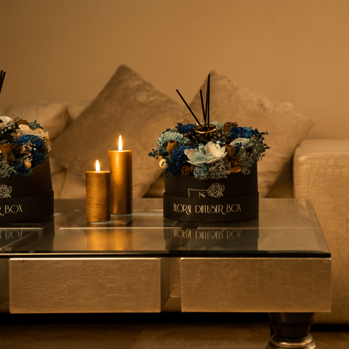 Blueberry Floral Diffuser Box