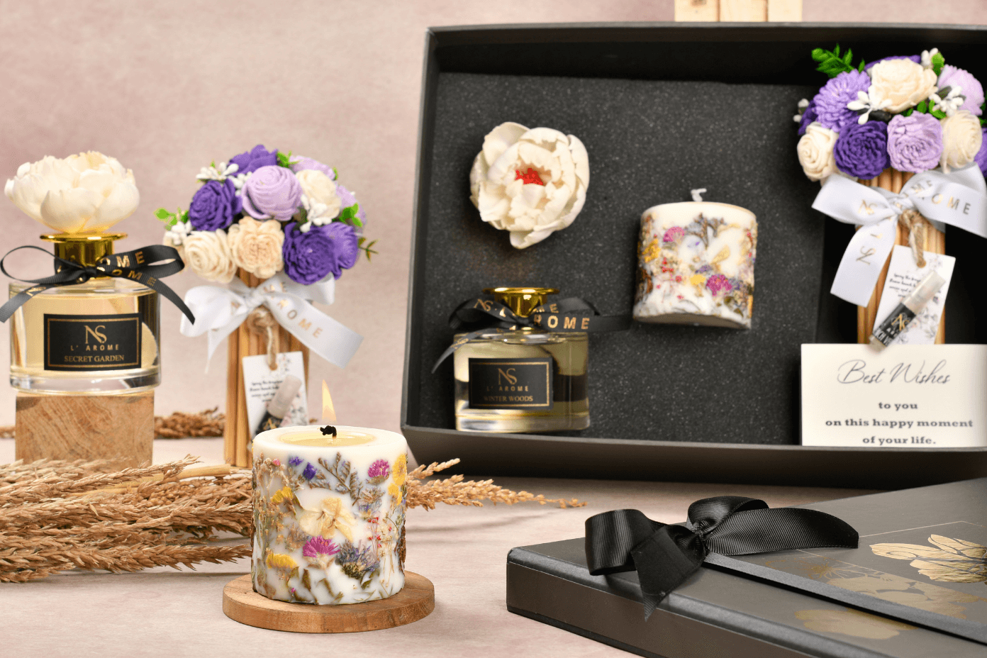 Luxury Candle  Aroma Gift Set